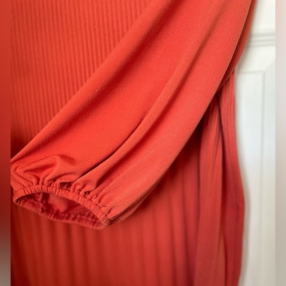 Adrianna Papell Orange Blouse - Picture 3 of 6